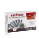 Sardines in olive oil 14/18 pieces Dardo