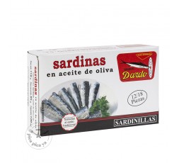 Sardinillas en aceite de oliva 14/18 piezas Dardo