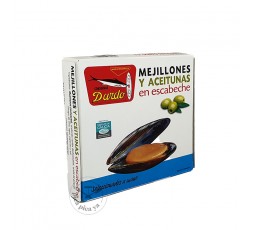 Moules marinées et Olives Dardo