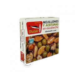 Mejillones y Aceitunas en escabeche Dardo