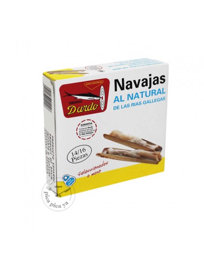 Navalles al natural 14-16 peces Dardo