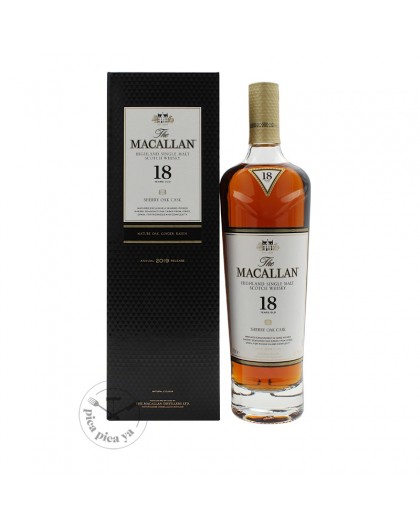 Whisky The Macallan 18 ans Sherry Oak Cask - Annual 2019 Release