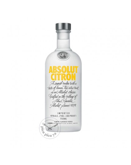 Absolut Citron Vodka (1L)