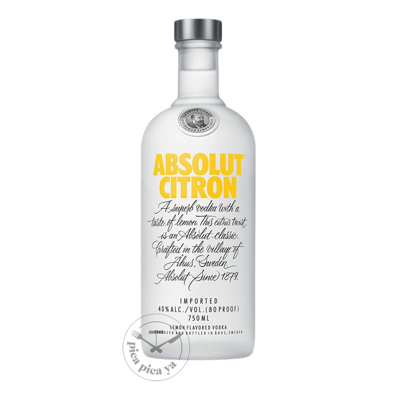 Acheter Vodka Absolut Citron (1L) sur PicaYa