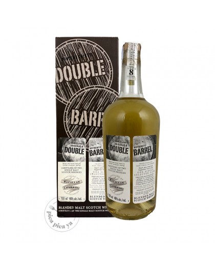 Whisky Double Barrel Macallan - Laphroaig 8 anys Douglas Laing