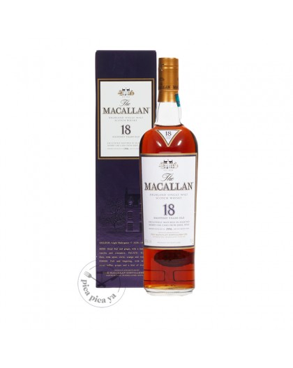 The Macallan 18 Year Old Sherry Oak Cask - 1996 Vintage Whisky