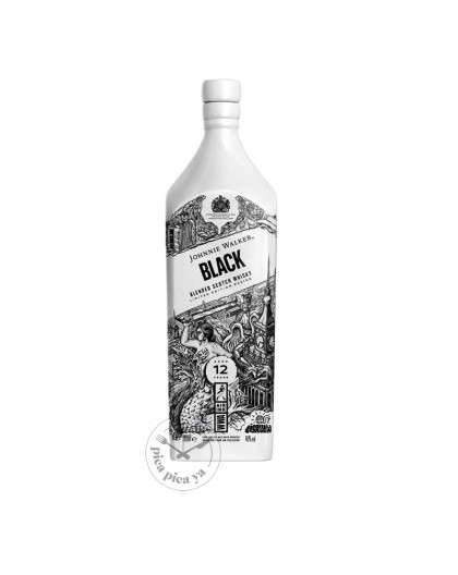 Johnnie Walker Black Label Air Ink Warsaw Limited Edition Whisky