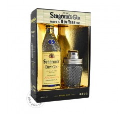 Ginebra Seagram's + Coctelera
