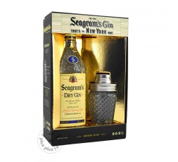 Seagram's Gin + Cocktail shaker