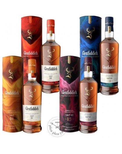 Whisky Glenfiddich Perpetual Collection VAT 01 02 03 & 04