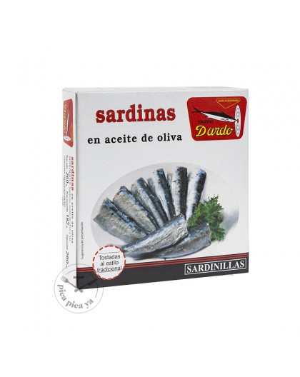 Sardinas en aceite de oliva Dardo