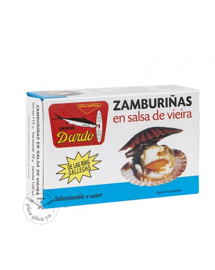 Zamburiñas en salsa de vieira Dardo