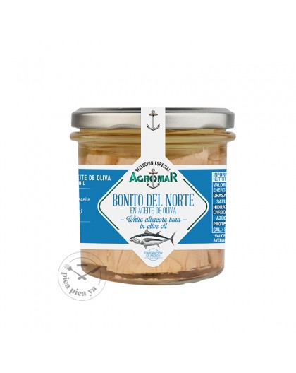 Bonito del Norte white tuna in olive oil 190g Agromar