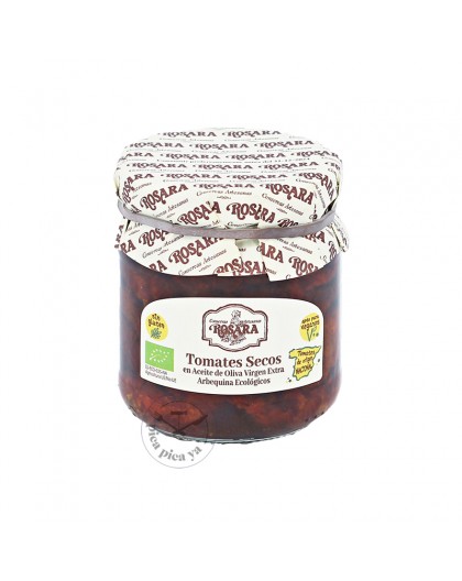 Organic dried tomatoes in extra virgin olive oil Rosara