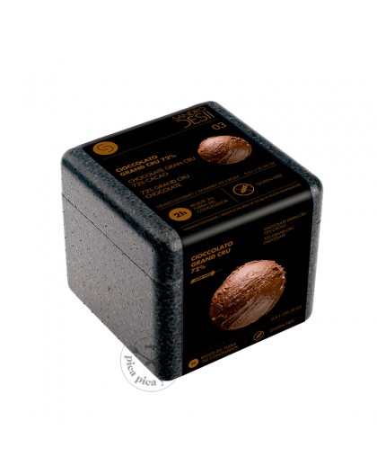 Gelat de xocolata gran cru 72% cacau 600ml Sandro Desii