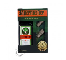 Jagermeister con 2 vasos (1.75L)