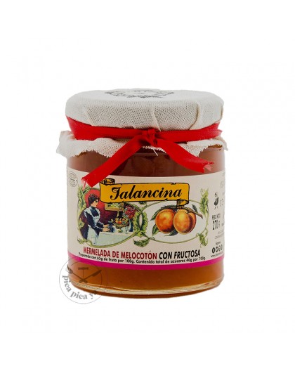 Peach marmalade with fructose La Jalancina