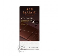 Chocolate negro extrafino Colombia 75% Majani