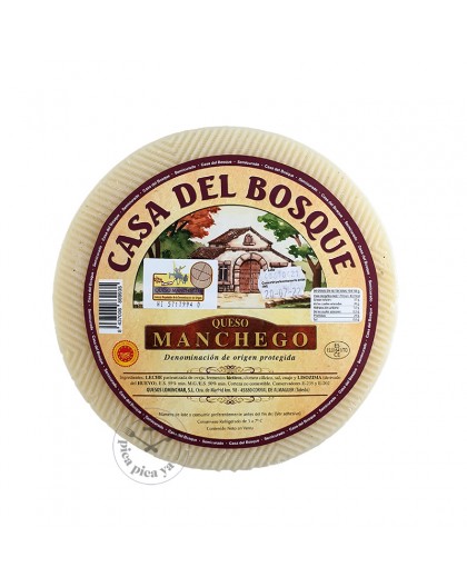 Fromage Manchego AOP Semi-affiné Casa del Bosque