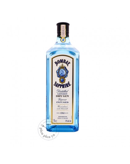 Gin Bombay Sapphire avec lumière (1.75L)