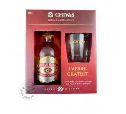 Whisky Chivas Regal 12 Year Old + glass