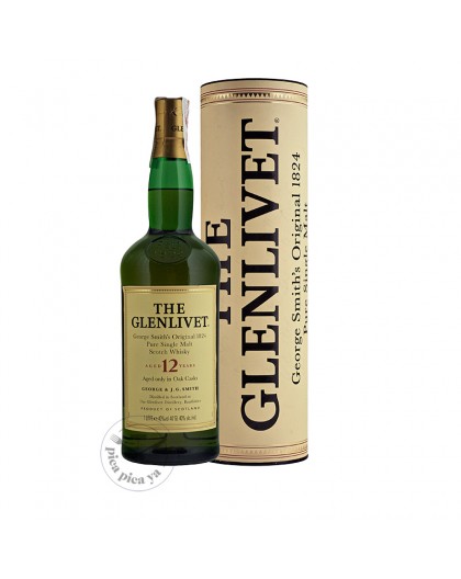 Whisky The Glenlivet 12 ans (1990s vieille bouteille)