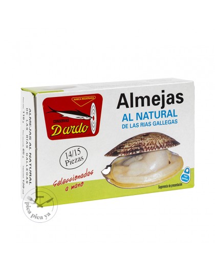 Almejas al natural 20-30 piezas Dardo