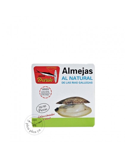 Almejas al natural 38-40 piezas Dardo Ro-280